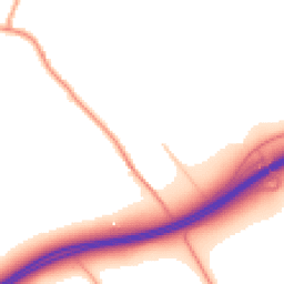 Daytime road noise heatmap for GU34 4ND