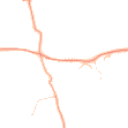 Daytime road noise heatmap for GU34 4PB