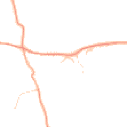 Daytime road noise heatmap for GU34 4PD