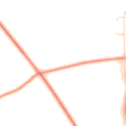 Daytime road noise heatmap for GU34 4QA