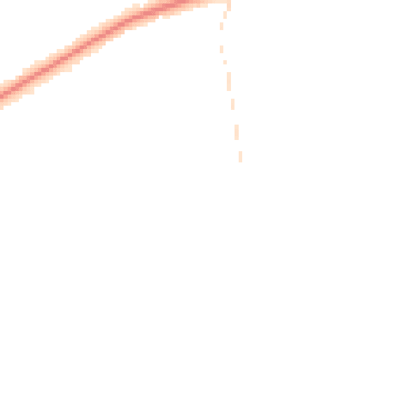 Night-time road noise heatmap for GU34 5AD