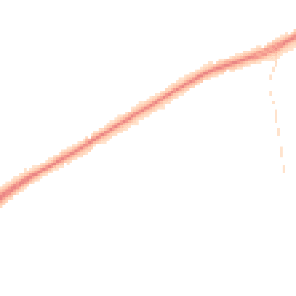 Night-time road noise heatmap for GU34 5FE