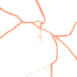 Daytime road noise heatmap for GU34 5LR