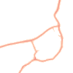 Daytime road noise heatmap for GU34 5RL