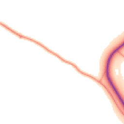 Daytime road noise heatmap for GU34 5RT