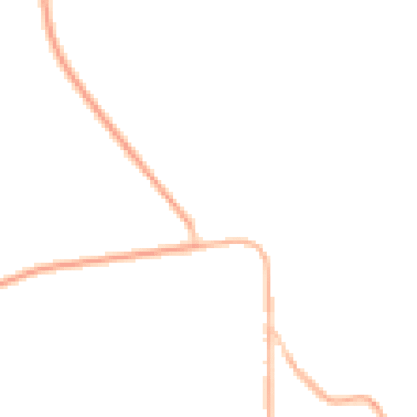 Night-time road noise heatmap for GU35 0JX
