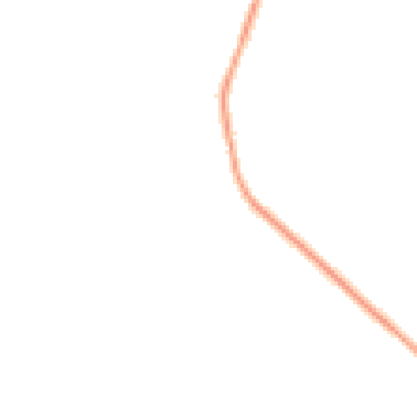 Night-time road noise heatmap for GU35 8QZ