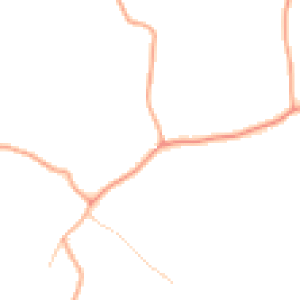 Daytime road noise heatmap for GU35 8SS