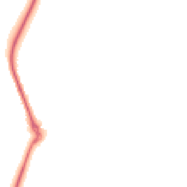 Night-time road noise heatmap for GU35 9BD