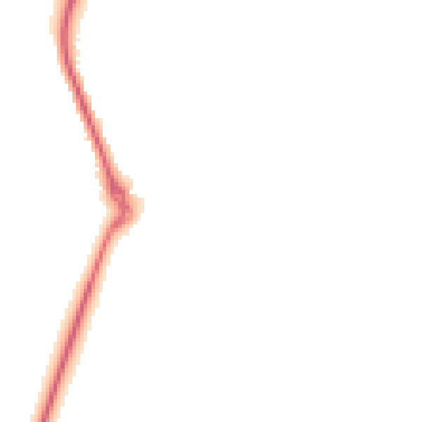 Night-time road noise heatmap for GU35 9DA