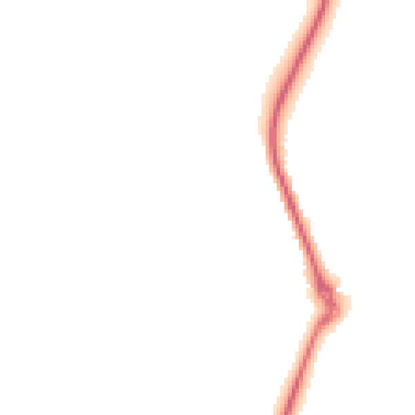 Night-time road noise heatmap for GU35 9DQ