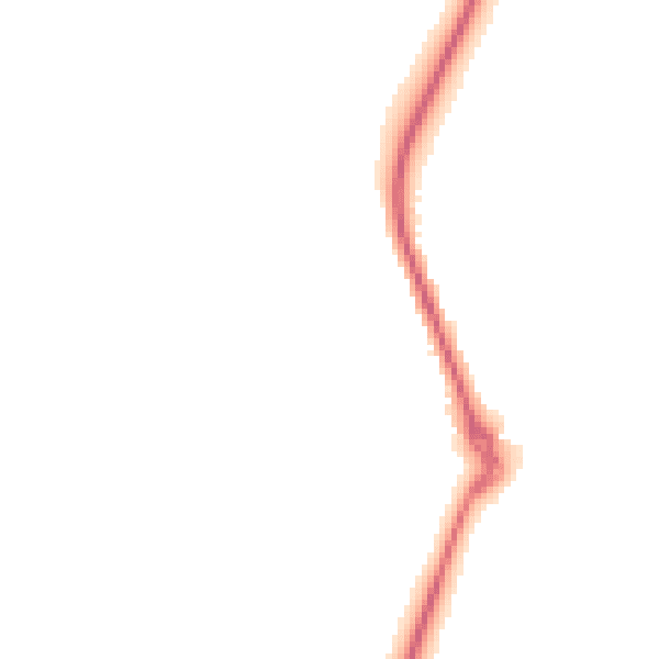 Night-time road noise heatmap for GU35 9DU