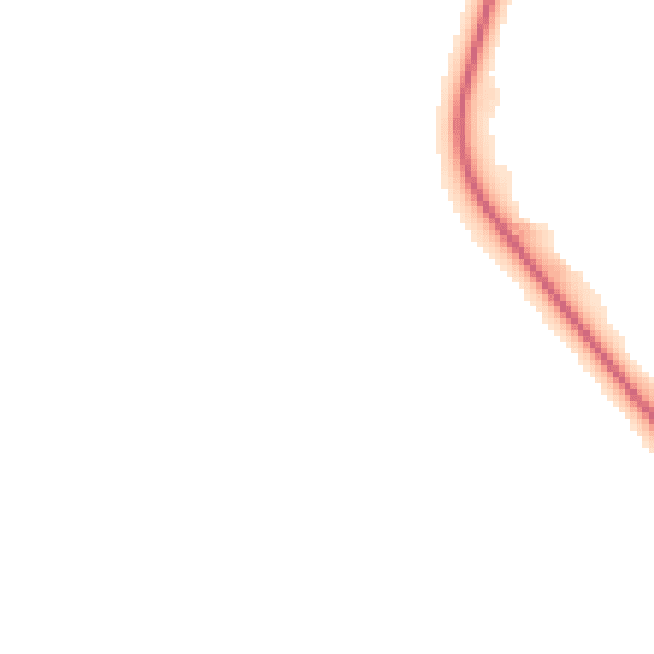 Night-time road noise heatmap for GU35 9FA