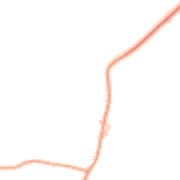 Daytime road noise heatmap for GU35 9JW