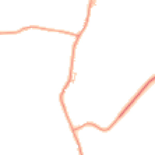 Daytime road noise heatmap for GU35 9LA
