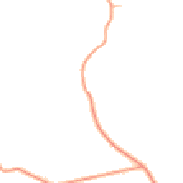 Daytime road noise heatmap for GU35 9NY