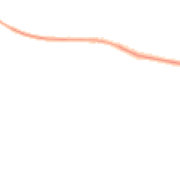 Night-time road noise heatmap for GU46 6LN