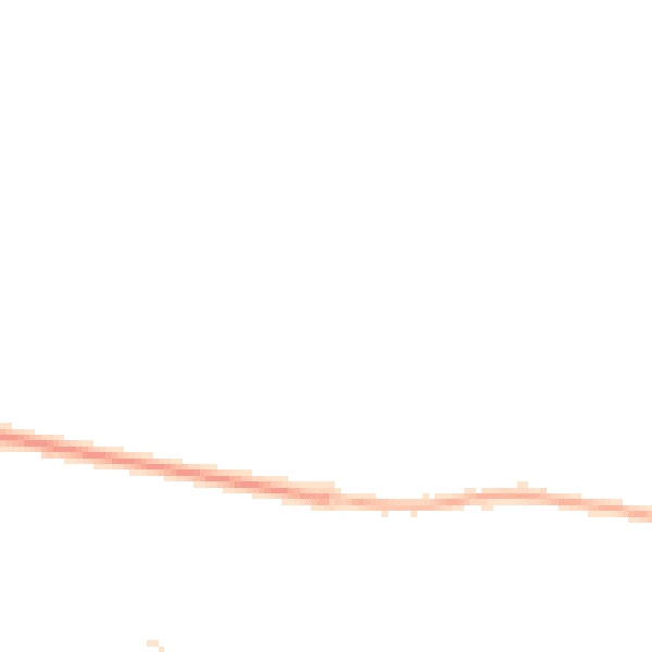 Night-time road noise heatmap for GU46 7SW