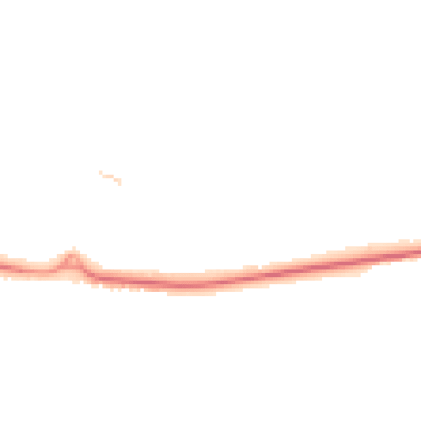 Night-time road noise heatmap for GU51 2TT