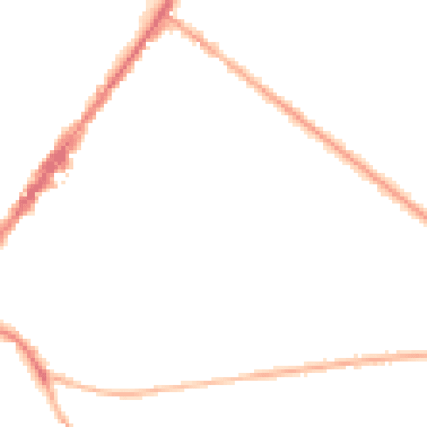 Night-time road noise heatmap for GU51 3RF