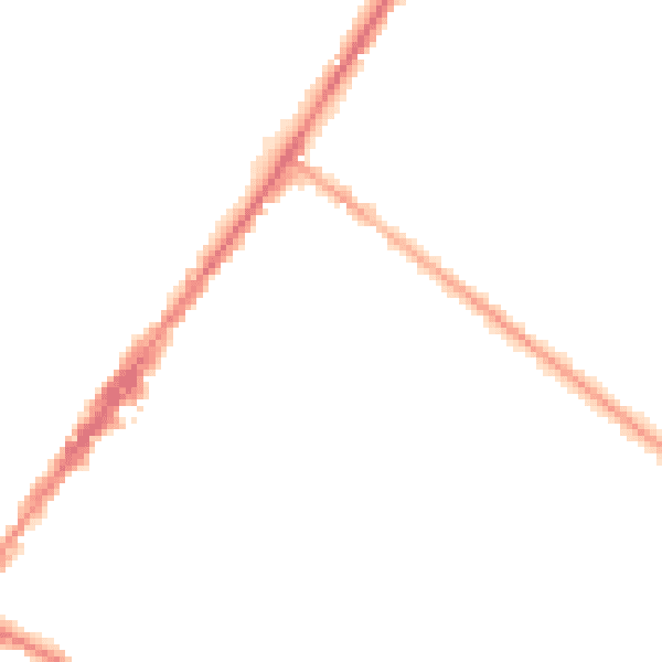 Night-time road noise heatmap for GU51 3YR