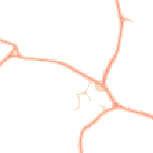 Daytime road noise heatmap for GU51 5SP