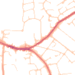 Daytime road noise heatmap for GU6 7AF