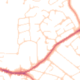 Daytime road noise heatmap for GU6 7AH