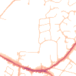 Daytime road noise heatmap for GU6 7AR