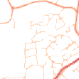 Daytime road noise heatmap for GU6 7AX
