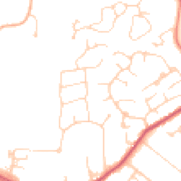 Daytime road noise heatmap for GU6 7AZ