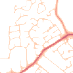 Daytime road noise heatmap for GU6 7BW
