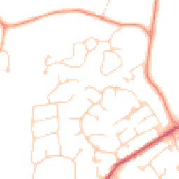Daytime road noise heatmap for GU6 7DF