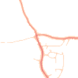 Daytime road noise heatmap for GU6 7GH