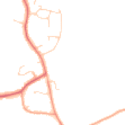 Daytime road noise heatmap for GU6 7GN