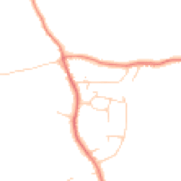 Daytime road noise heatmap for GU6 7PT
