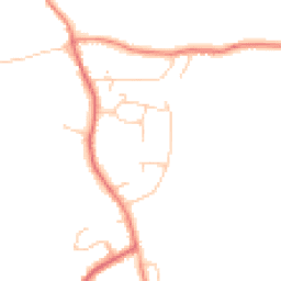 Daytime road noise heatmap for GU6 7PU