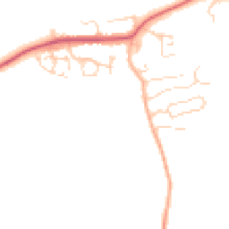 Daytime road noise heatmap for GU6 8RB