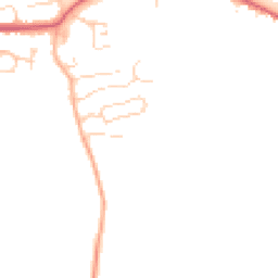 Daytime road noise heatmap for GU6 8WL