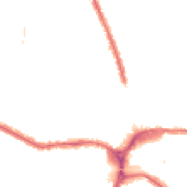 Night-time road noise heatmap for HA1 1RB