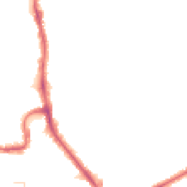 Night-time road noise heatmap for HA1 2LG
