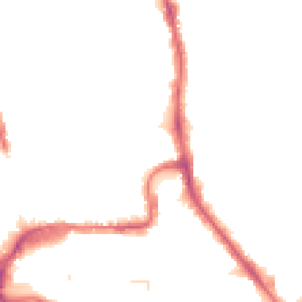 Night-time road noise heatmap for HA1 2TN