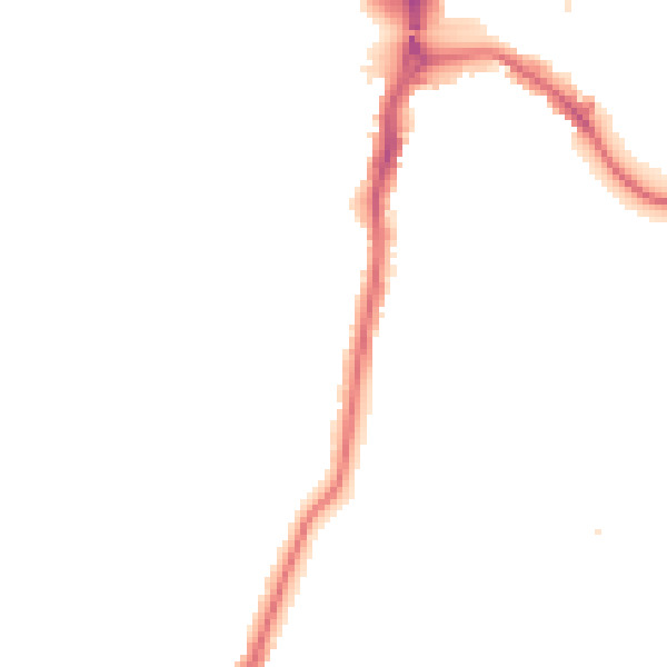 Night-time road noise heatmap for HA1 3GE
