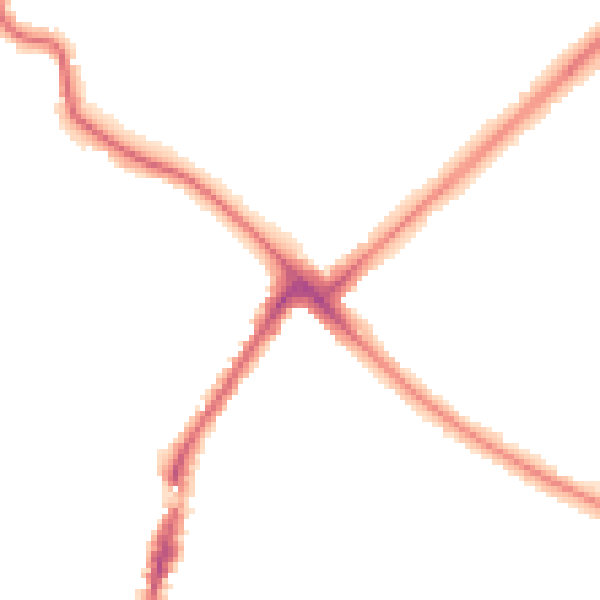 Night-time road noise heatmap for HA1 3QQ