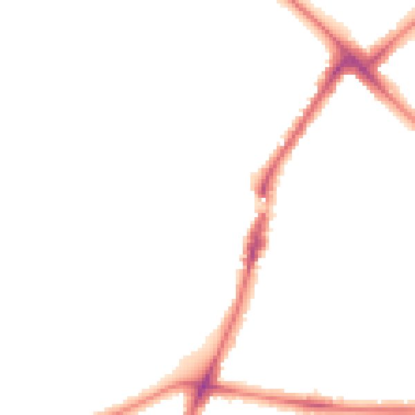 Night-time road noise heatmap for HA1 3RJ