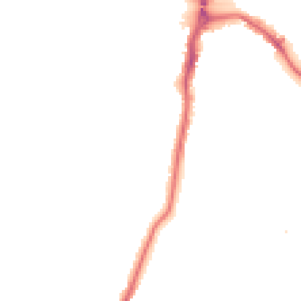 Night-time road noise heatmap for HA1 3YG