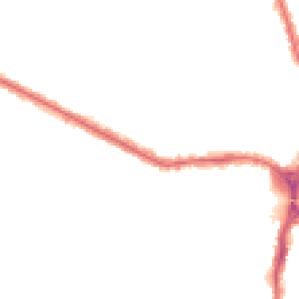 Night-time road noise heatmap for HA1 4JE