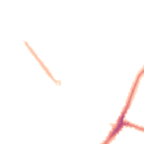 Night-time road noise heatmap for HA2 0AP