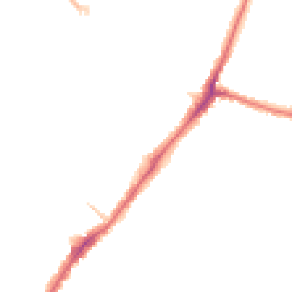 Night-time road noise heatmap for HA2 0ER