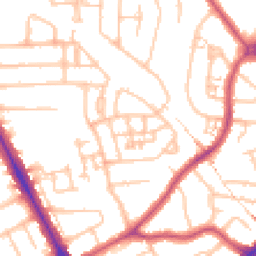 Daytime road noise heatmap for HA2 0GL